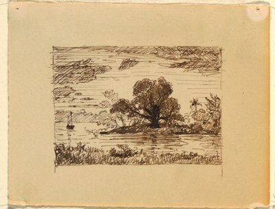 Imaginäre Flusslandschaft von Frederic Edwin Church