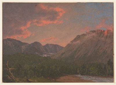 Berglandschaft bei Sonnenuntergang von Frederic Edwin Church