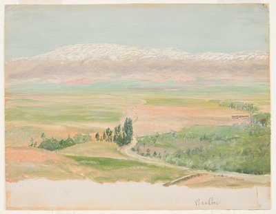 Berge in der Nähe von Baalbek von Frederic Edwin Church