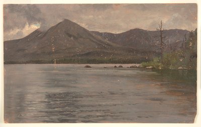 Mt. Katahdin, vom Lake Katahdin von Frederic Edwin Church