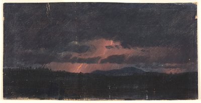 Sturm über dem Hudson Valley von Frederic Edwin Church