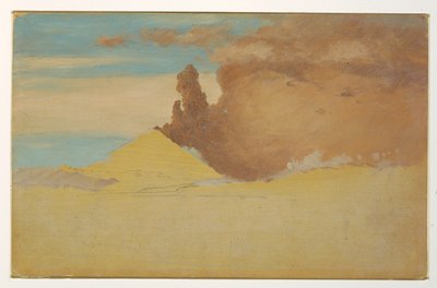 Studie des ausbrechenden Cotopaxi von Frederic Edwin Church