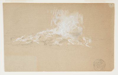 Wellen brechen gegen Felsen von Frederic Edwin Church