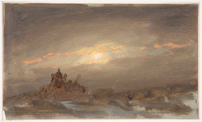 Winterlandschaft im Mondlicht von Frederic Edwin Church
