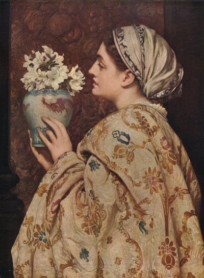 Eine edle Dame von Venedig, 1866, um 1915 von Frederic Leighton
