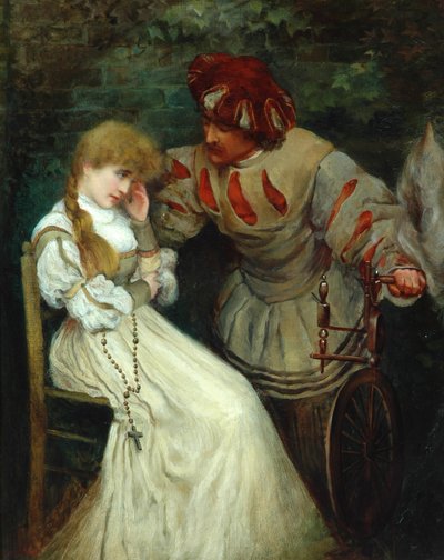 Faust und Marguerite, 1855-93 von Frederic Leighton