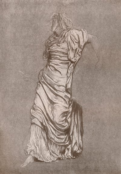 Studie für Rizpah, ca. 1870 von Frederic Leighton