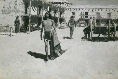 Nichts als fröhliche Blicke folgten der Fledermaus von Frederic Remington