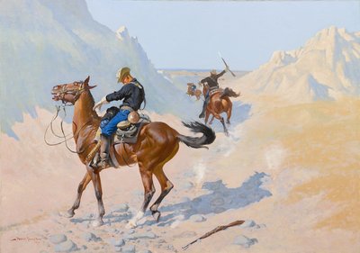 Die Vorhut oder Das militärische Opfer von Frederic Remington