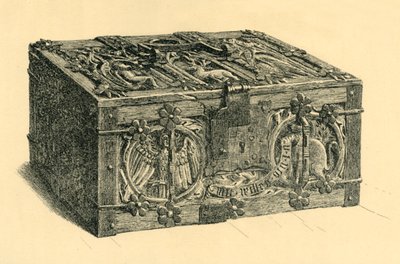 Schmuckkästchen, um 1400, 1881 von Frederick Albert Slocombe