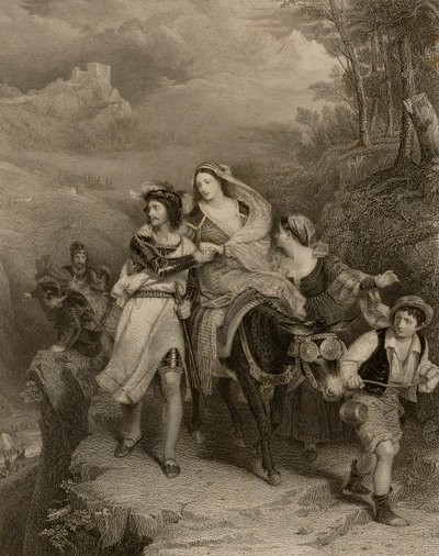 Flucht von Carrara von Frederick Bacon