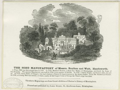 Soho Manufaktur: Holzschnitt von Frederick Calvert