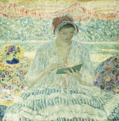 Sommerlektüre von Frederick Carl Frieseke
