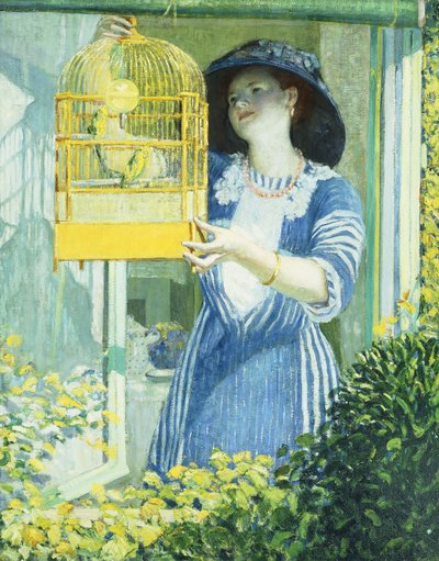 Das offene Fenster von Frederick Carl Frieseke