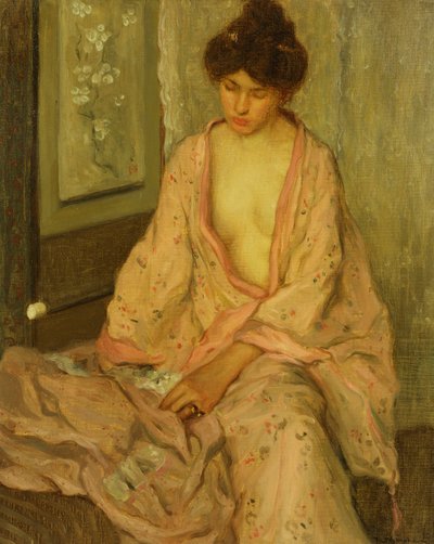 Der rosa Kimono von Frederick Carl Frieseke