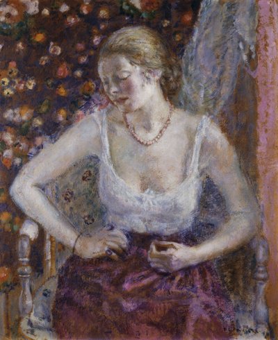 Frau beim Ankleiden von Frederick Carl Frieseke
