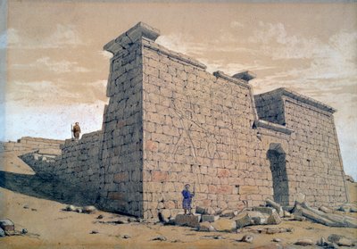 Tempel, Nubien, Ägypten von Frederick Catherwood