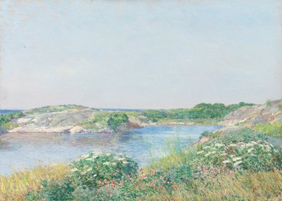 Der kleine Teich, Appledore, 1890 von Frederick Childe Hassam