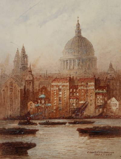 St. Pauls von Bankside von Frederick E.J. Goff