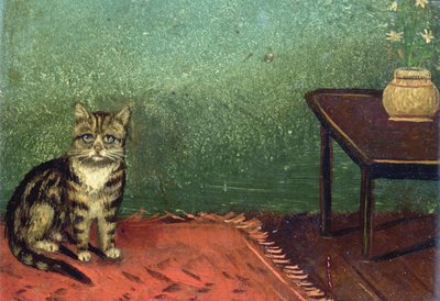 Die Katze saß auf der Matte von Frederick French