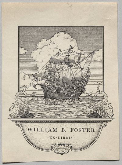 Exlibris: William B. Foster von Frederick Garrison Hall
