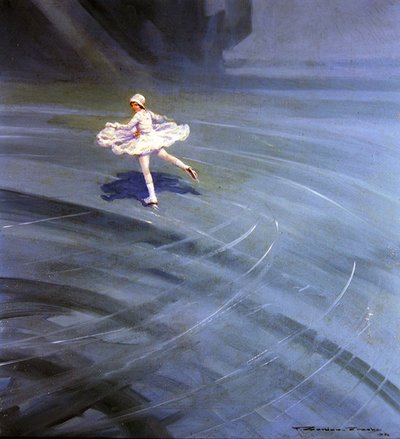 Eiskunstläufer von Frederick Gordon Crosby