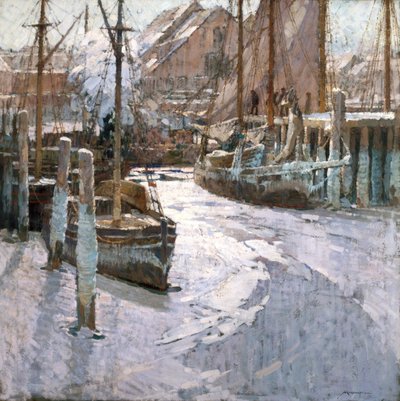 Eingefrorene Schiffe von Frederick John Mulhaupt