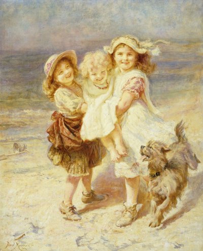 Ein Tag am Strand von Frederick Morgan