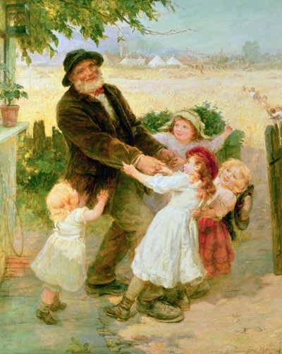 Zum Jahrmarkt gehen von Frederick Morgan