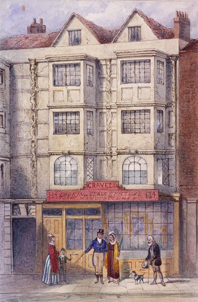 Aldersgate Street, London, ca. 1850 von Frederick Napoleon Shepherd