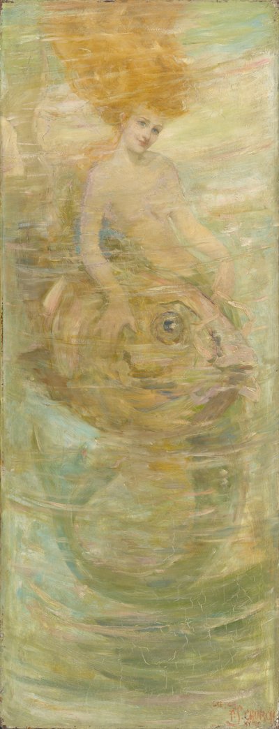 Meerjungfrau, ca. 1889 von Frederick Stuart Church