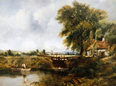 Dedham Schleuse von Frederick Waters Watts