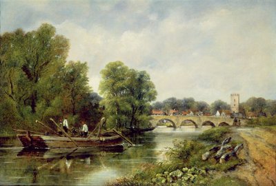 Die Brücke bei Henley-on-Thames von Frederick Waters Watts