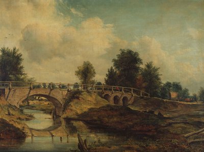 Die Brücke über den Fluss Stour von Frederick Waters Watts