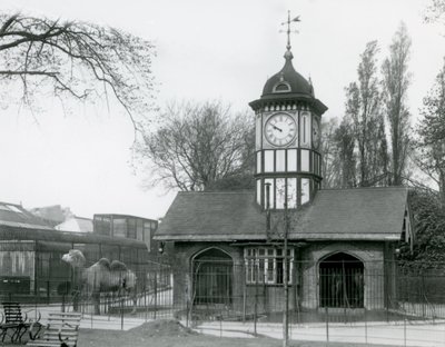 Das Kamelhaus, London Zoo von Frederick William Bond