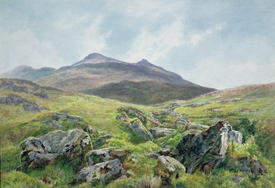 Landschaft, Snowdon von Frederick William Hayes