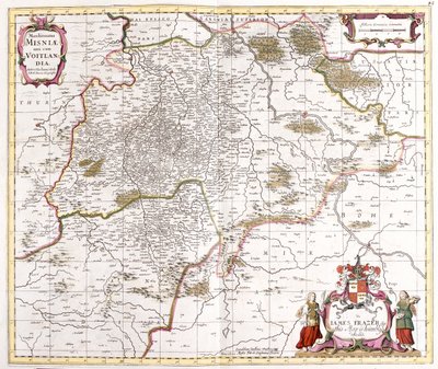 Sachsen, Deutschland von Frederick de Wit
