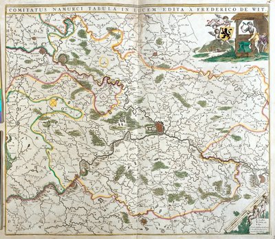 Wallonien, Belgien von Frederick de Wit