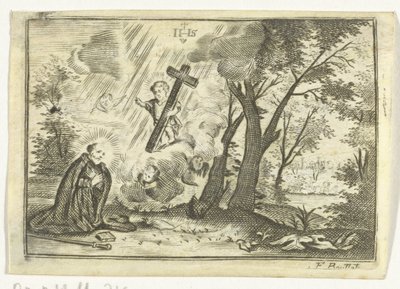 Heiliger mit Vision von Christus von Frederik Bouttats (I)