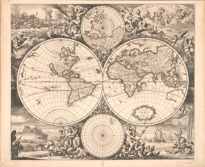 Nova totius terrarum orbis tabula von Frederik de Wit