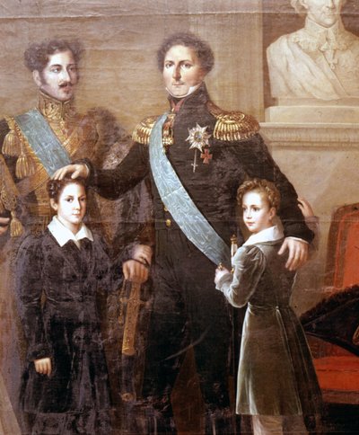 Die Bernadotte-Dynastie von Schweden. Detail von Fredric Westin