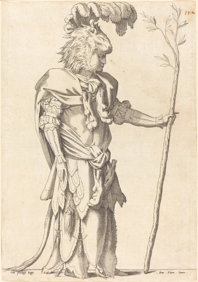 Figur als Herkules kostümiert von French 16th Century