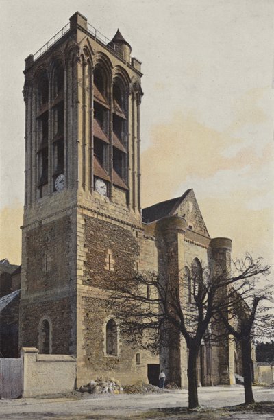 Champeaux, Kirche, Westfassade von French Photographer