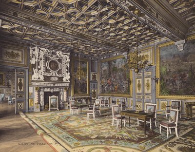 Fontainebleau: Salon von Franz I. von French Photographer