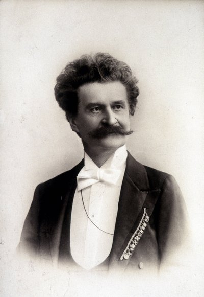Johann II. Strauss Sohn (1825-1899), österreichischer Komponist von French Photographer
