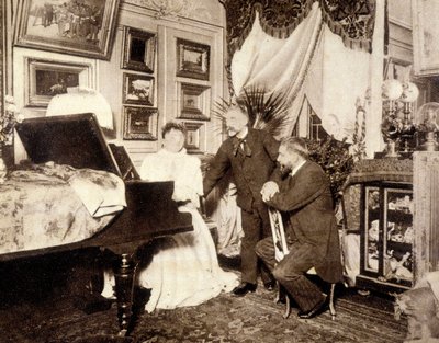 Mallarmé und Manet - Fotografie von French Photographer