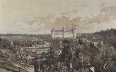 Pierrefonds, Gesamtansicht vom Felsen von French Photographer