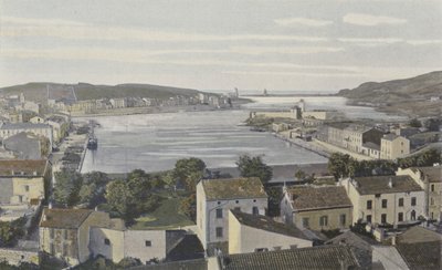 Port-Vendres, Gesamtansicht des Hafens von French Photographer