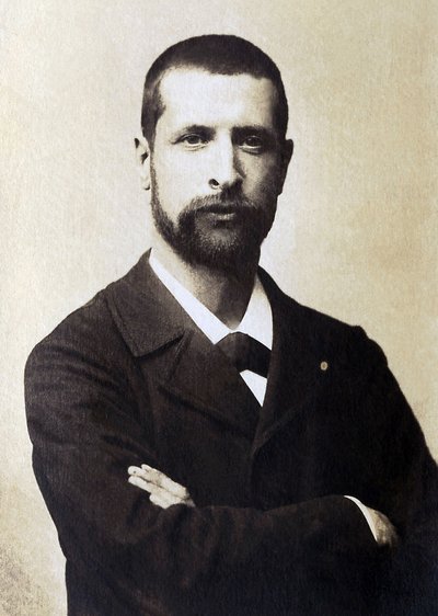 Porträt von Alexandre Yersin (s/w Foto) von French Photographer