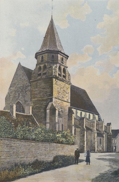 Prémery, Kirche, Südwestansicht von French Photographer